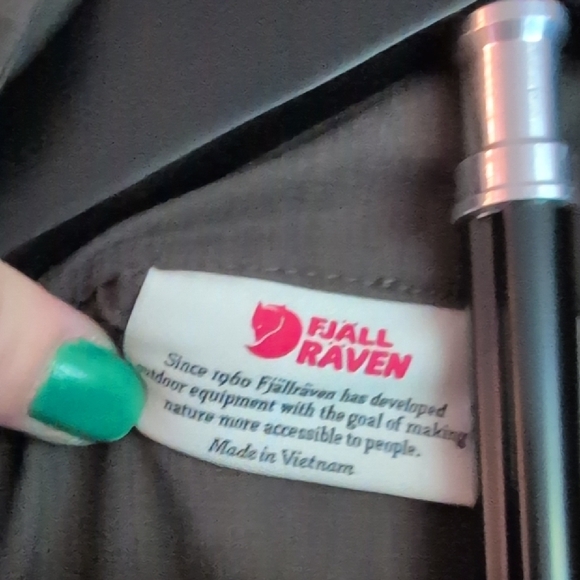 Fjallraven Men's Black and Brown Lightweight Jacket - Picture 2 of 5